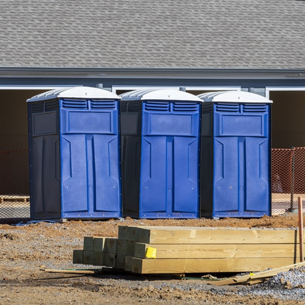 is there a specific order in which to place multiple portable restrooms in St Marys IA